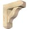 Ekena Millwork Funston Craftsman Rough Sawn Bracket w/ Offset Brace, Douglas Fir, 6"W x 18"D x 18"H BKT0604X18X18FST04RDF - alternate 1
